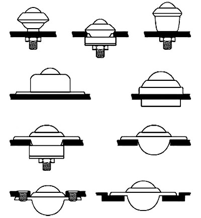 how to install ball transfer unit