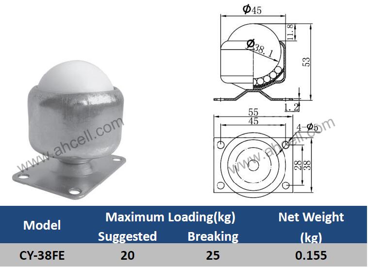 furniture ball caster