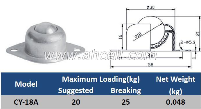 stainless steel ball caster