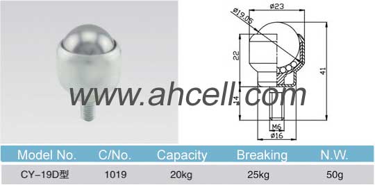 CY_19D ball transfer unit drawing