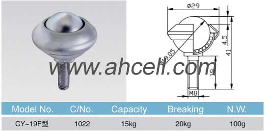 CY_19F ball transfer unit drawing