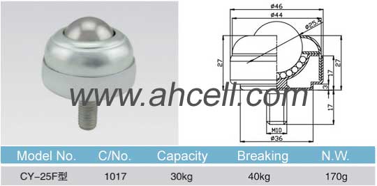 CY_25F ball transfer unit drawing