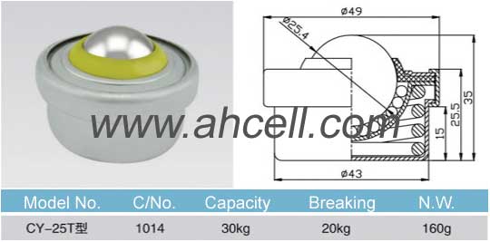 CY_25T ball transfer unit drawing